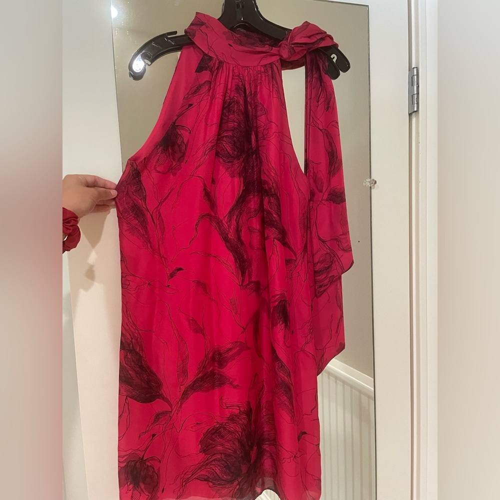 NWT Milly hot pink mini dress